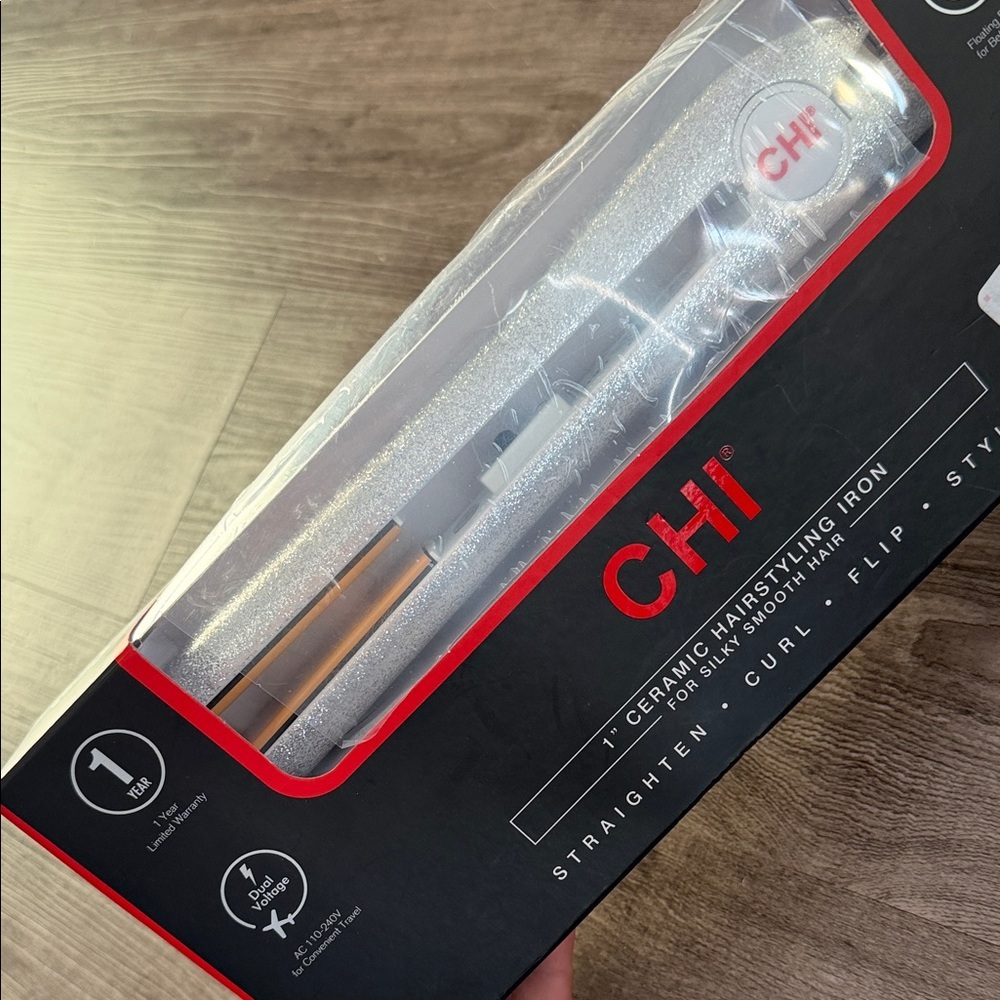 CHI 1" Ceramic Hairstyling Iron Glitter Glaze